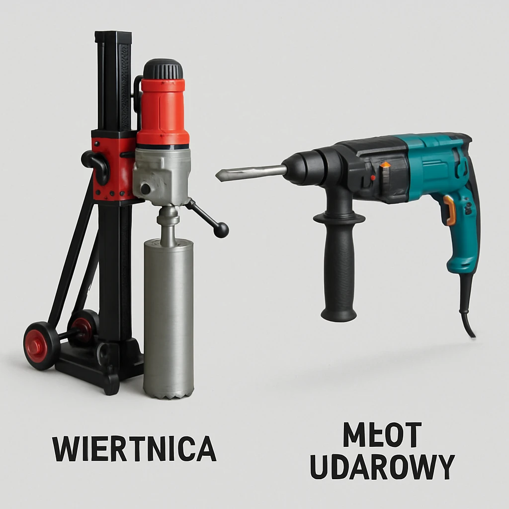 Czym różni się wiertnica od młota udarowego?