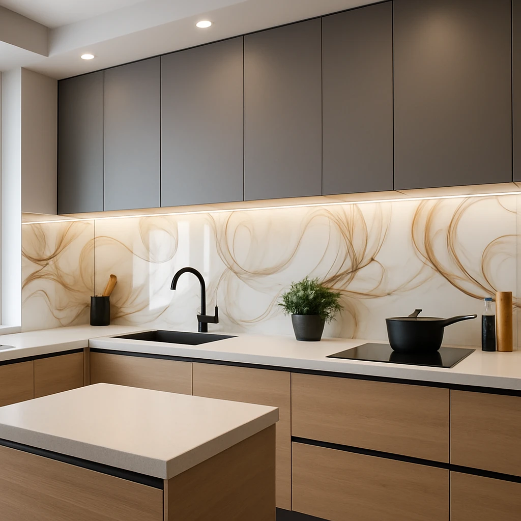 Gdzie w kuchni najlepiej sprawdzą się ozdobne panele szklane?